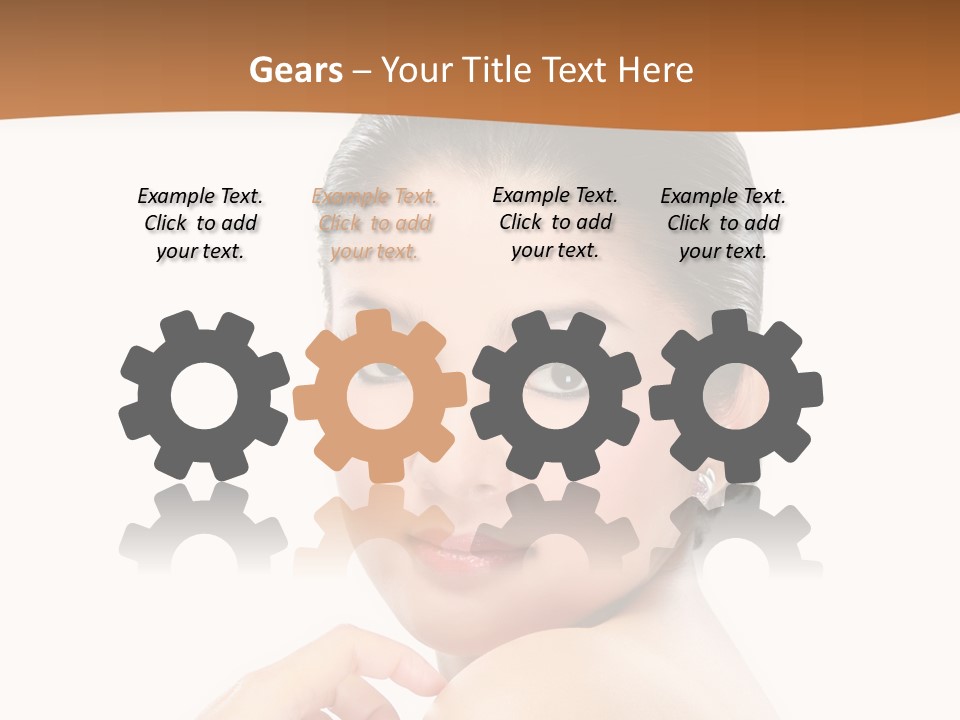 Eyes Teeth Person PowerPoint Template