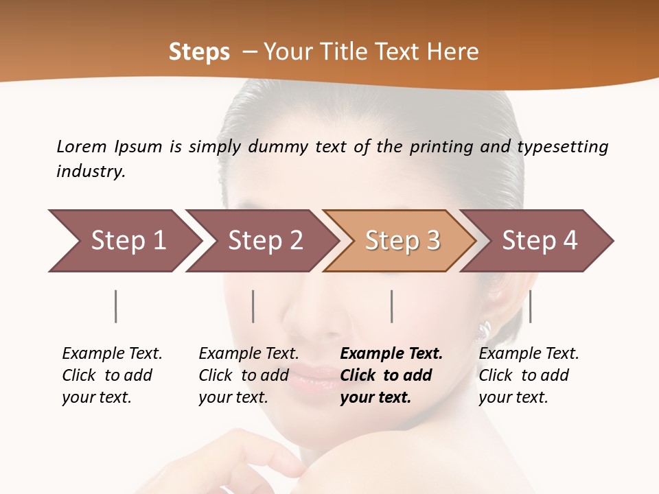 Eyes Teeth Person PowerPoint Template