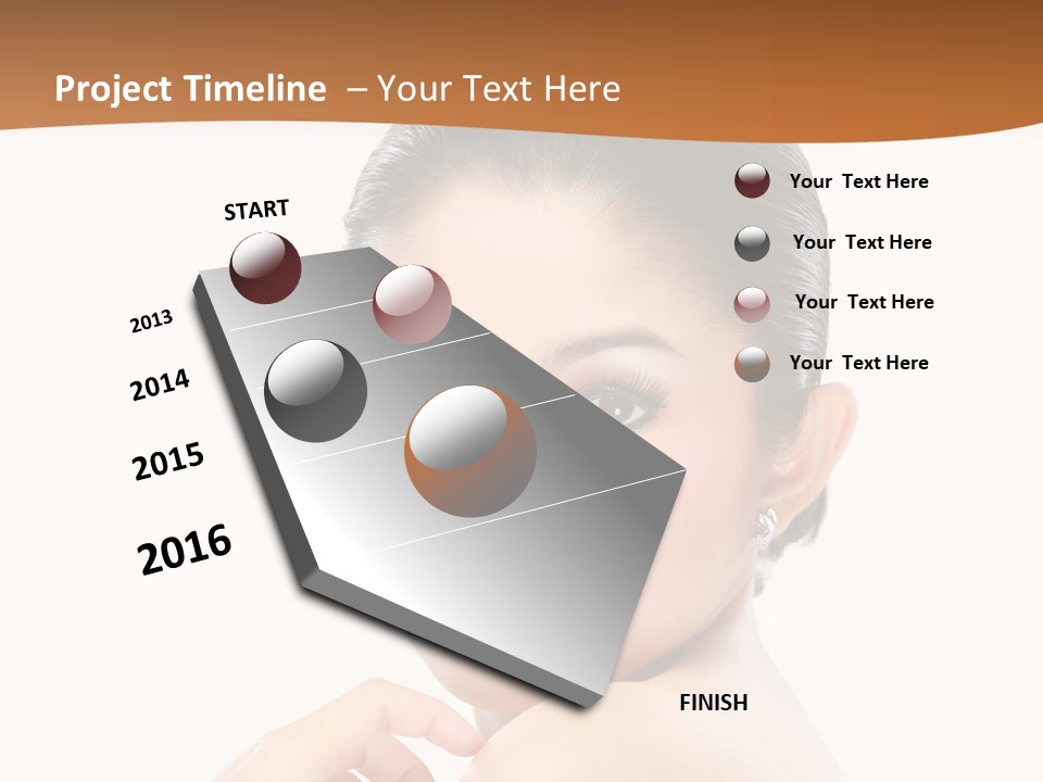 Eyes Teeth Person PowerPoint Template