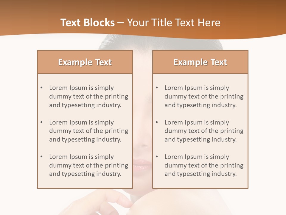 Eyes Teeth Person PowerPoint Template