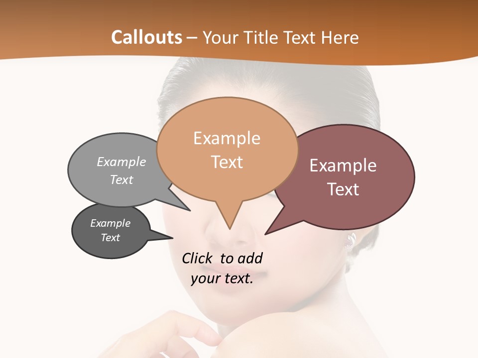 Eyes Teeth Person PowerPoint Template
