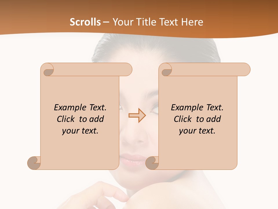 Eyes Teeth Person PowerPoint Template