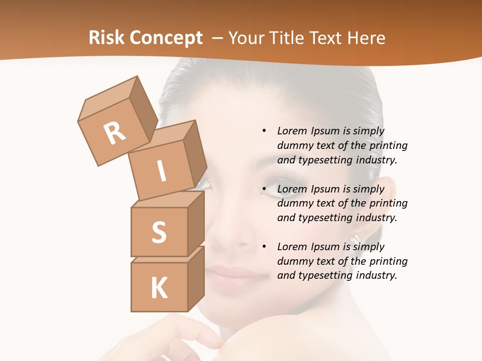 Eyes Teeth Person PowerPoint Template