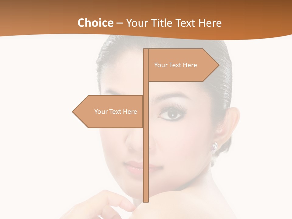 Eyes Teeth Person PowerPoint Template