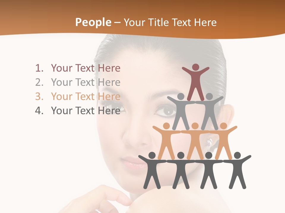 Eyes Teeth Person PowerPoint Template