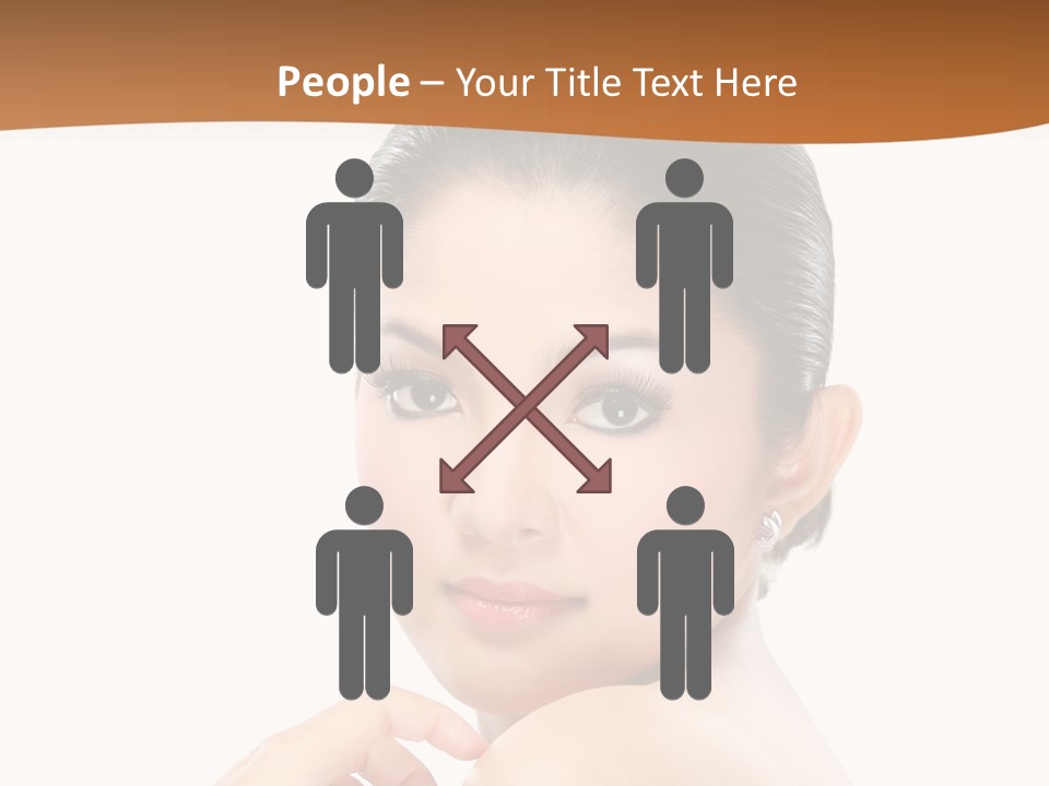 Eyes Teeth Person PowerPoint Template
