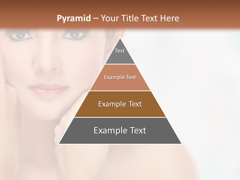 Attractive Hair Young PowerPoint Template