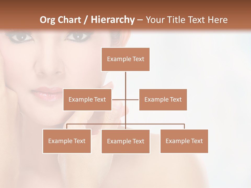 Attractive Hair Young PowerPoint Template