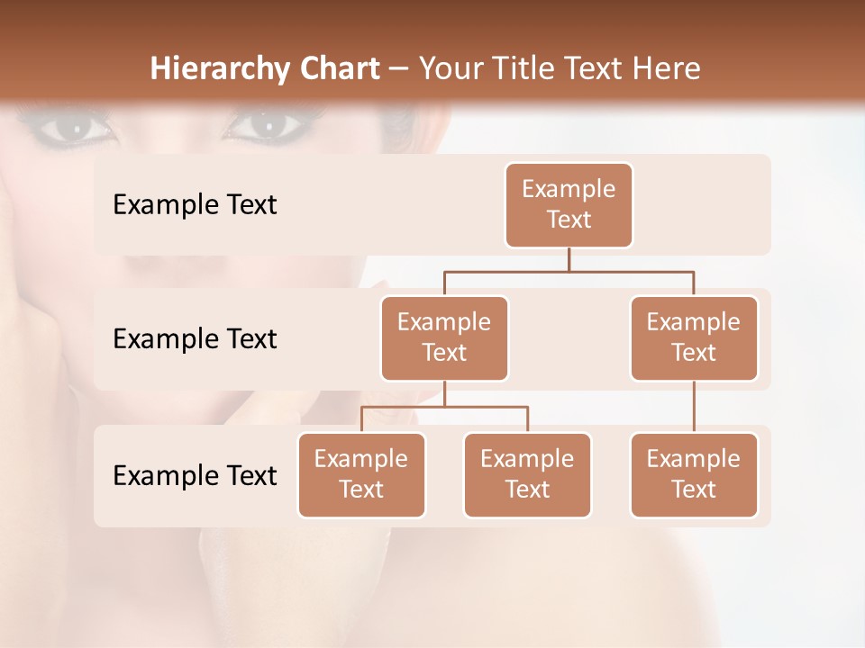 Attractive Hair Young PowerPoint Template