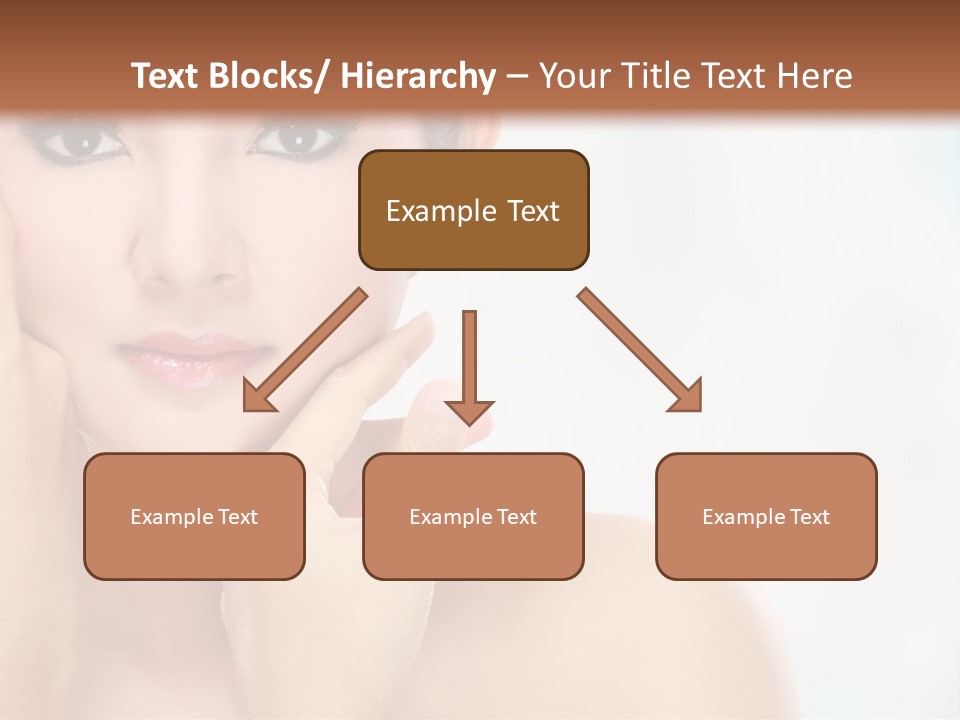 Attractive Hair Young PowerPoint Template