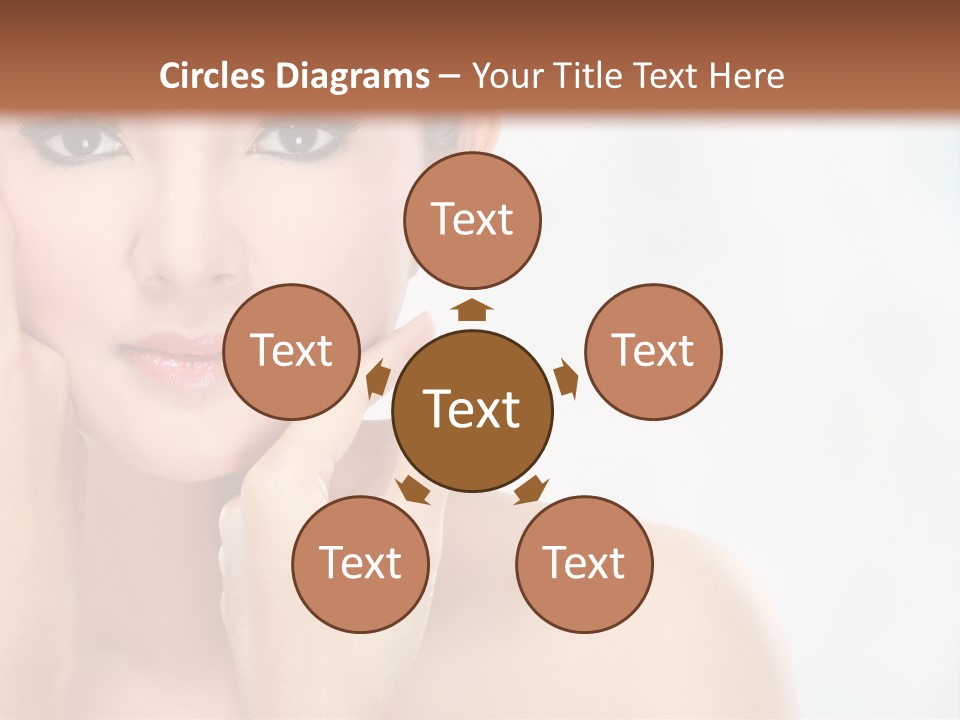 Attractive Hair Young PowerPoint Template