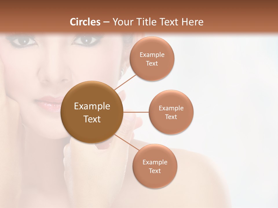 Attractive Hair Young PowerPoint Template