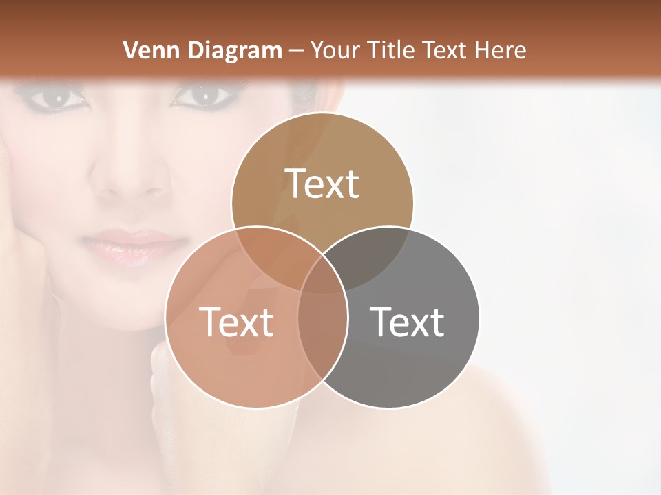 Attractive Hair Young PowerPoint Template