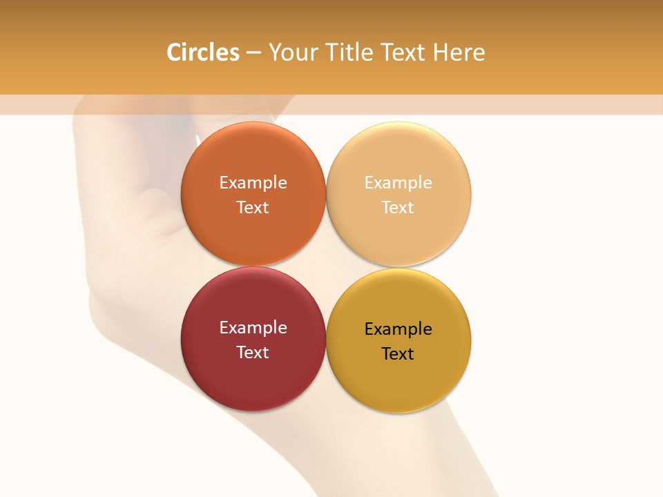 Fingernail Flower Nail PowerPoint Template