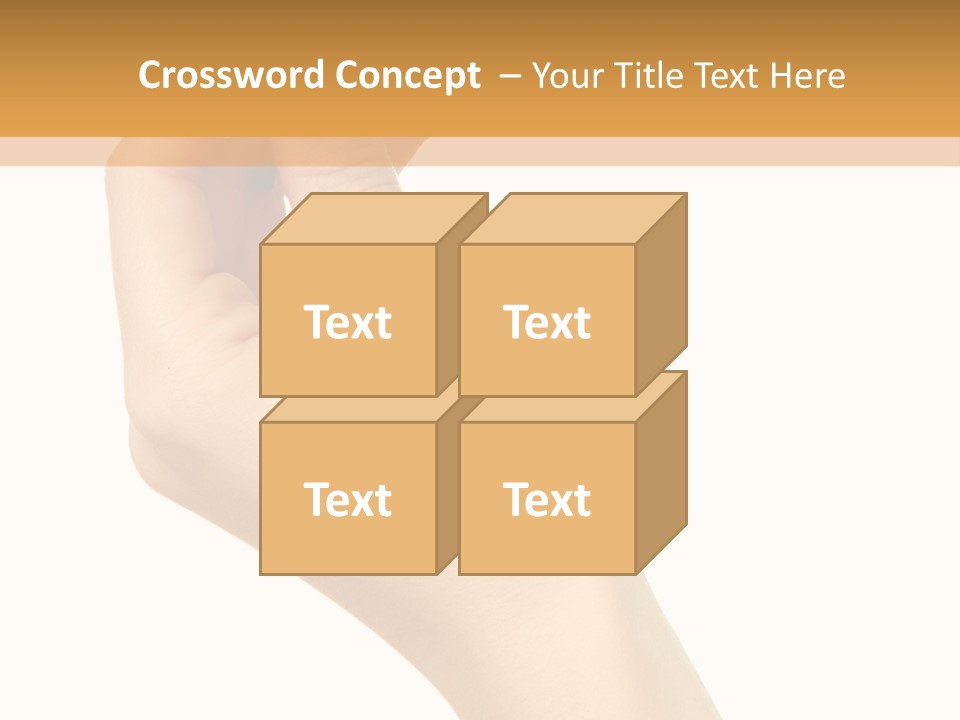 Fingernail Flower Nail PowerPoint Template