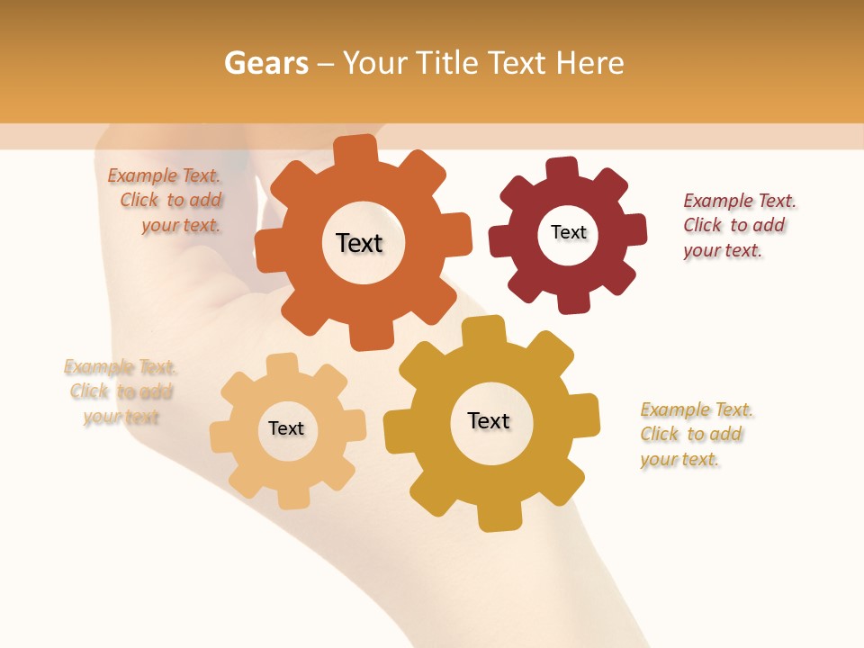 Fingernail Flower Nail PowerPoint Template