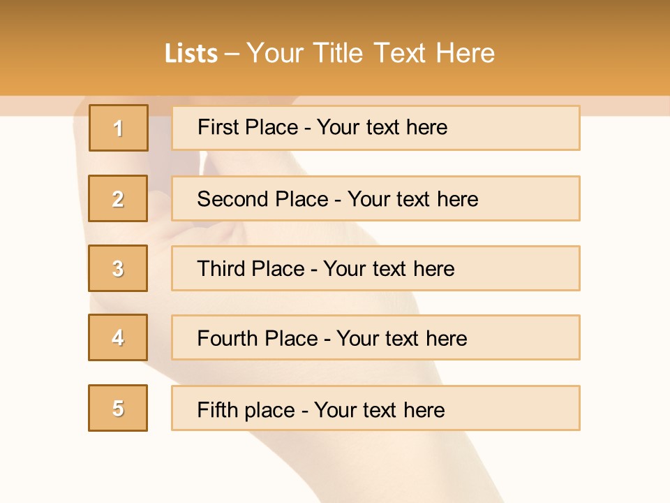 Fingernail Flower Nail PowerPoint Template