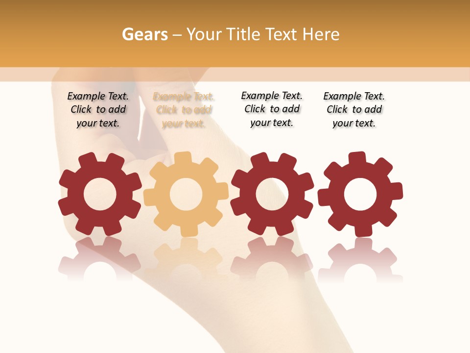 Fingernail Flower Nail PowerPoint Template