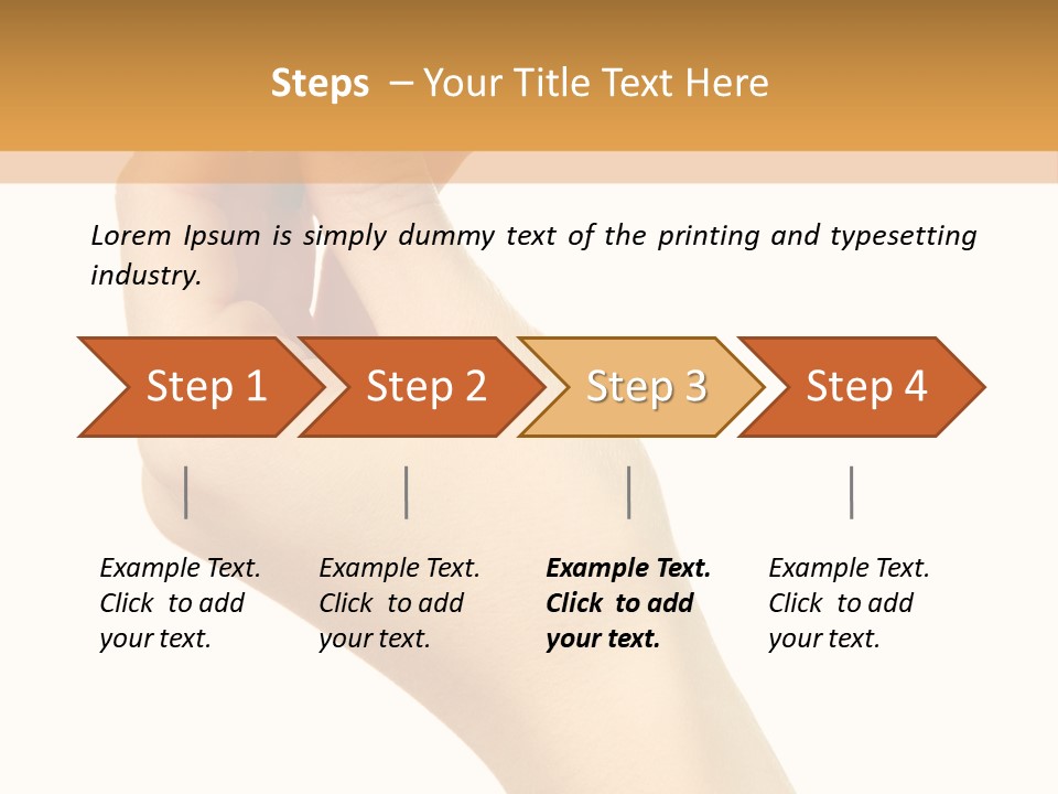 Fingernail Flower Nail PowerPoint Template