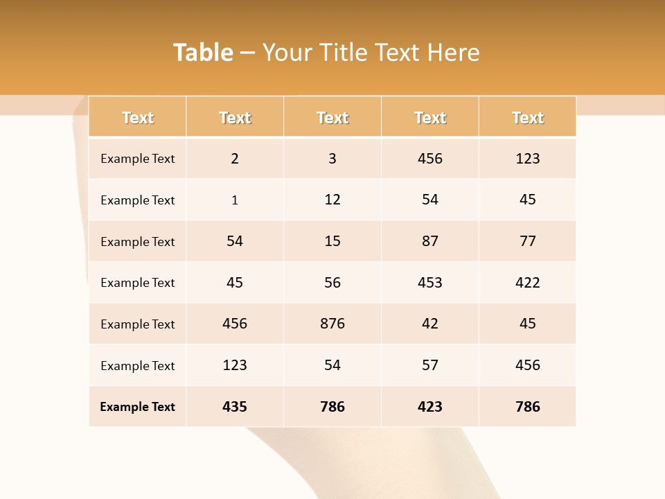 Fingernail Flower Nail PowerPoint Template
