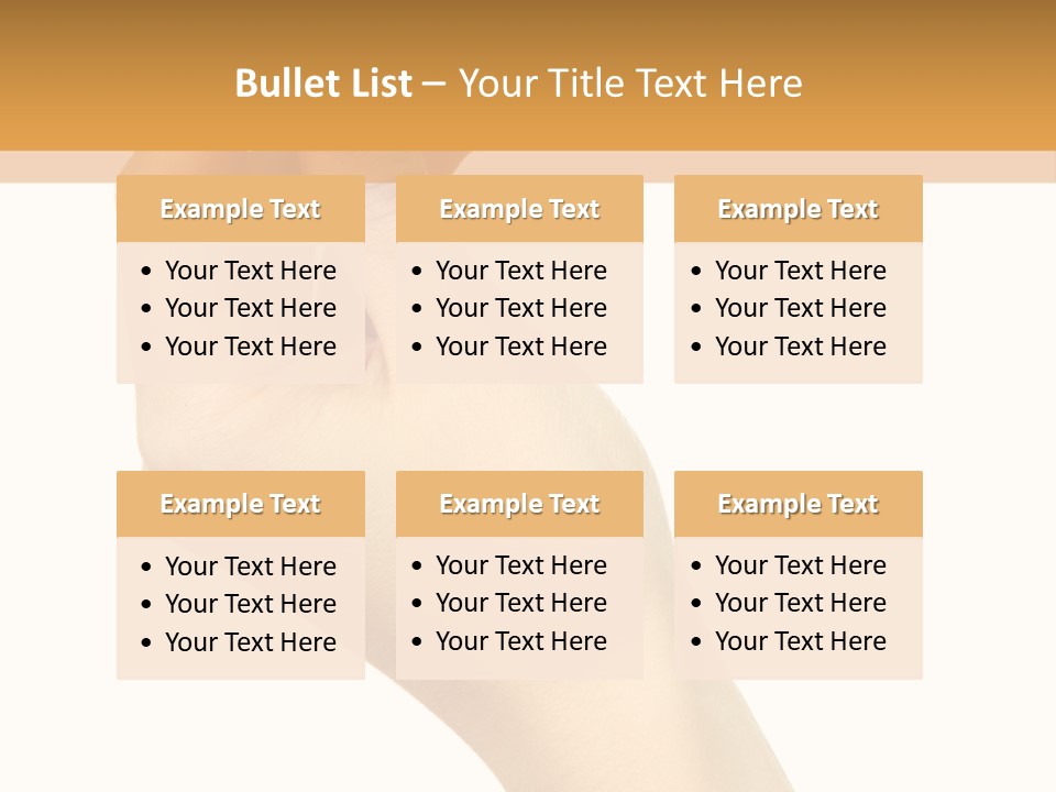 Fingernail Flower Nail PowerPoint Template