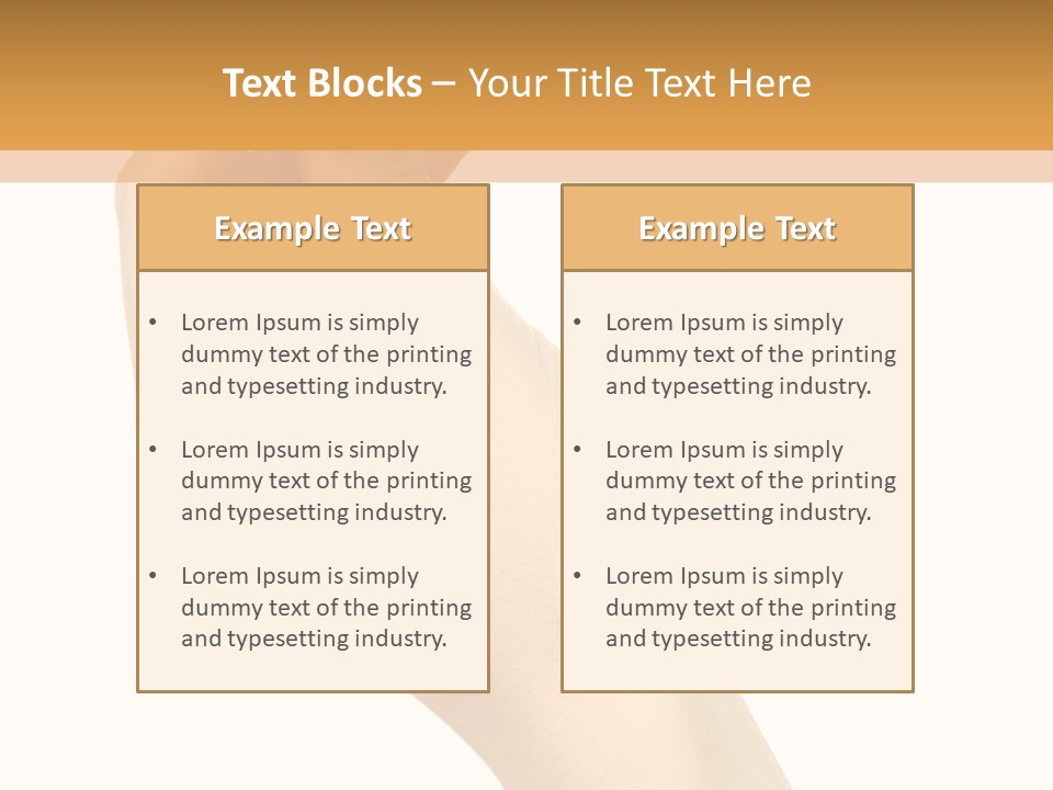 Fingernail Flower Nail PowerPoint Template