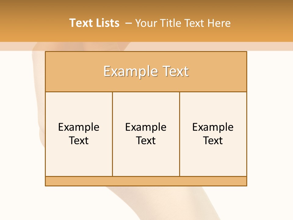 Fingernail Flower Nail PowerPoint Template