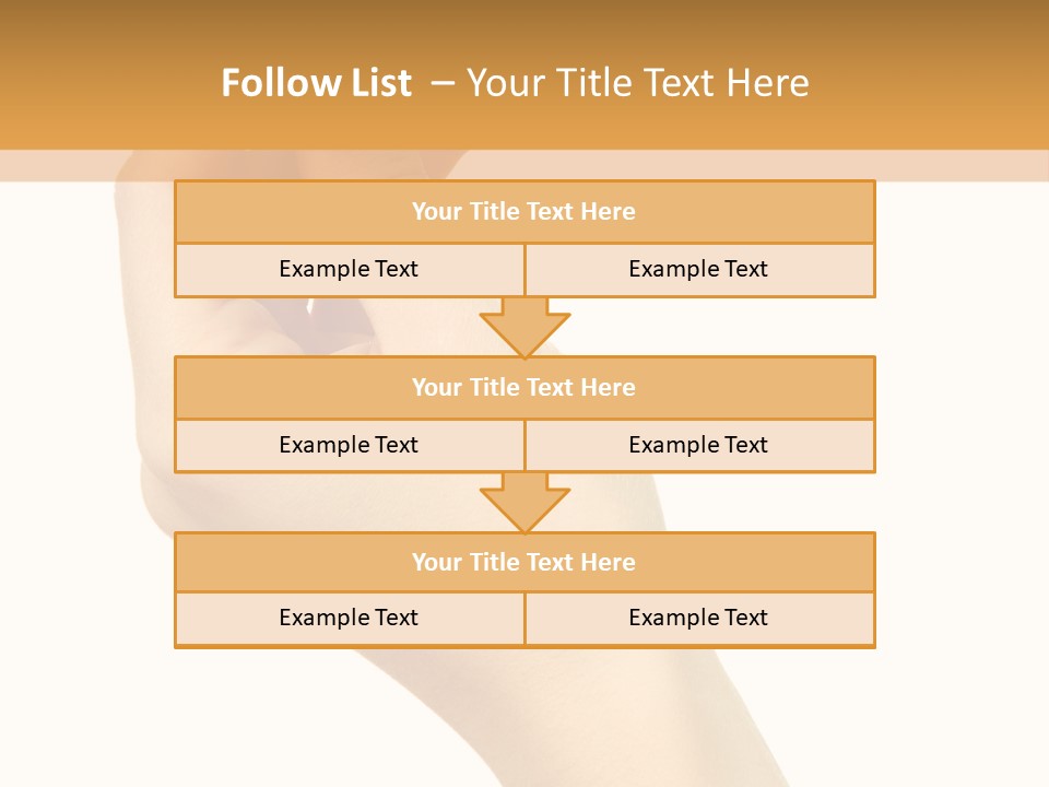 Fingernail Flower Nail PowerPoint Template