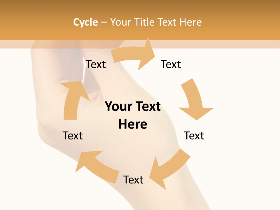 Fingernail Flower Nail PowerPoint Template
