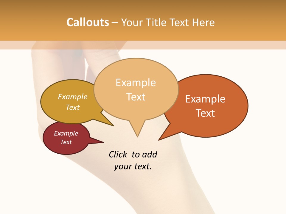 Fingernail Flower Nail PowerPoint Template