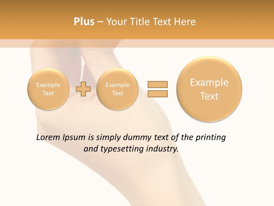 Fingernail Flower Nail PowerPoint Template