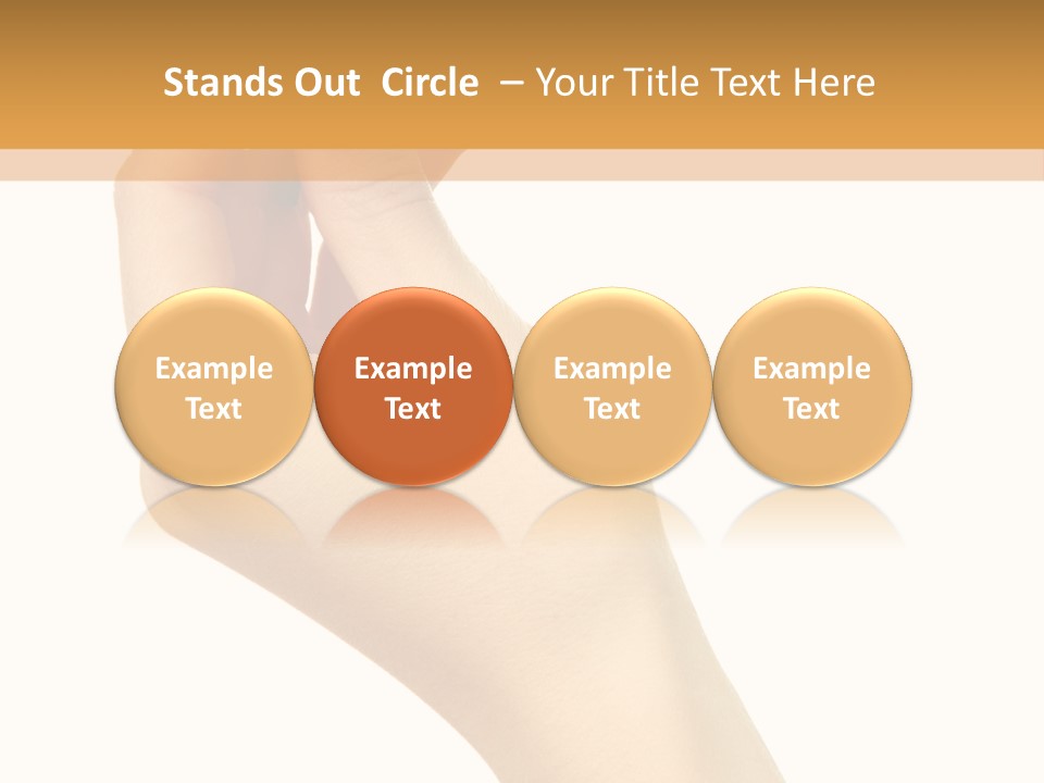 Fingernail Flower Nail PowerPoint Template