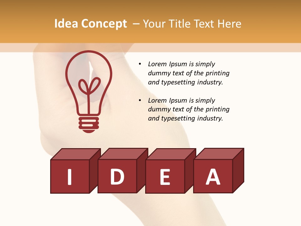 Fingernail Flower Nail PowerPoint Template