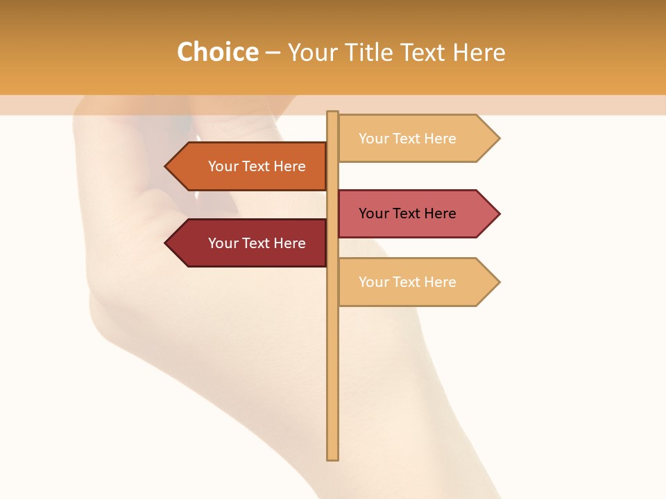 Fingernail Flower Nail PowerPoint Template
