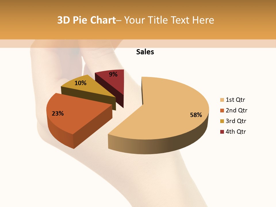 Fingernail Flower Nail PowerPoint Template
