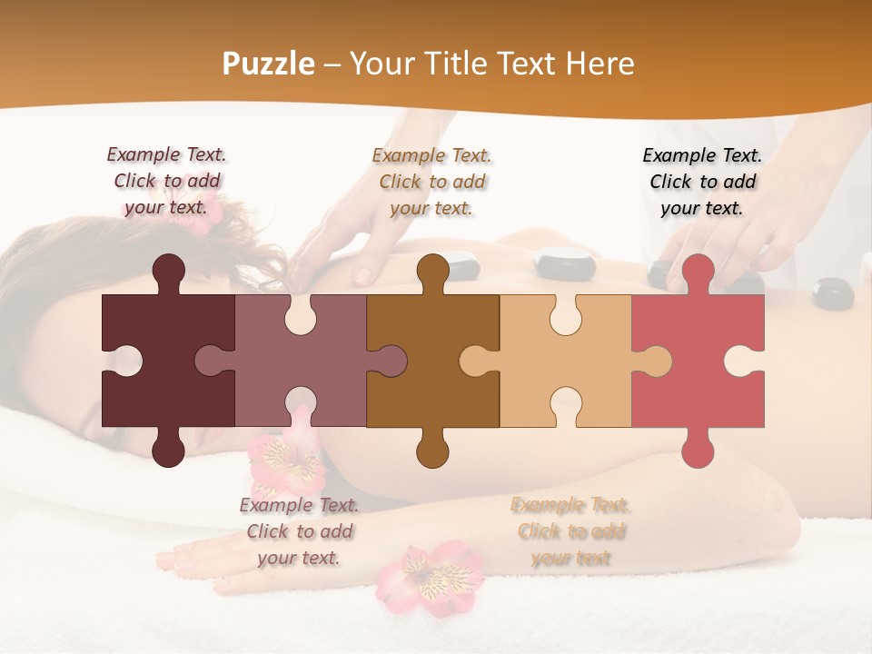 Flower Masseur Therapy PowerPoint Template