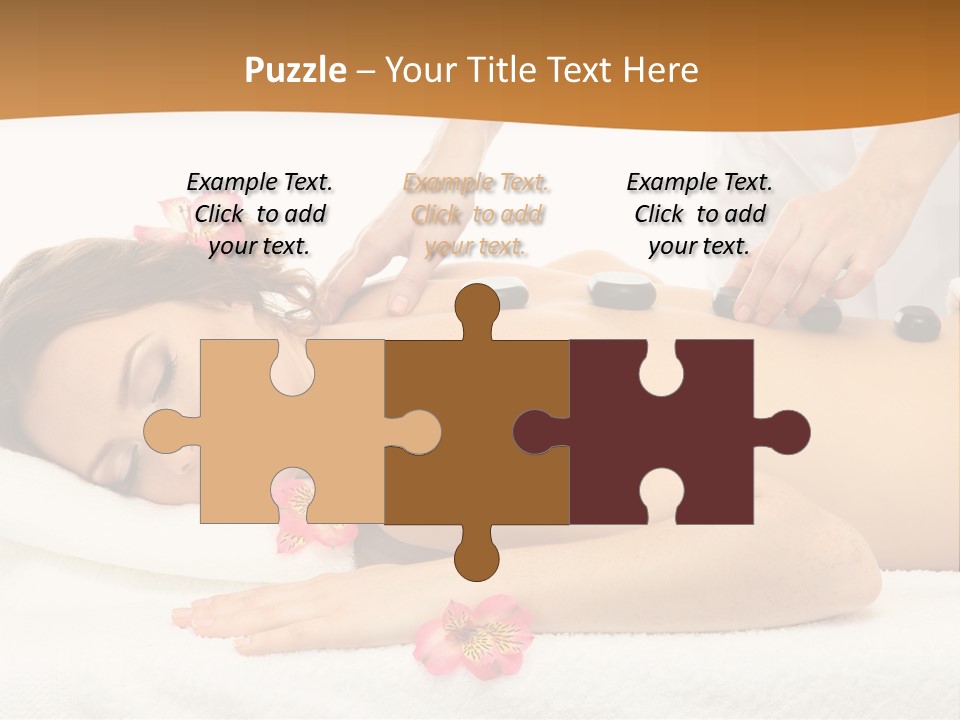 Flower Masseur Therapy PowerPoint Template