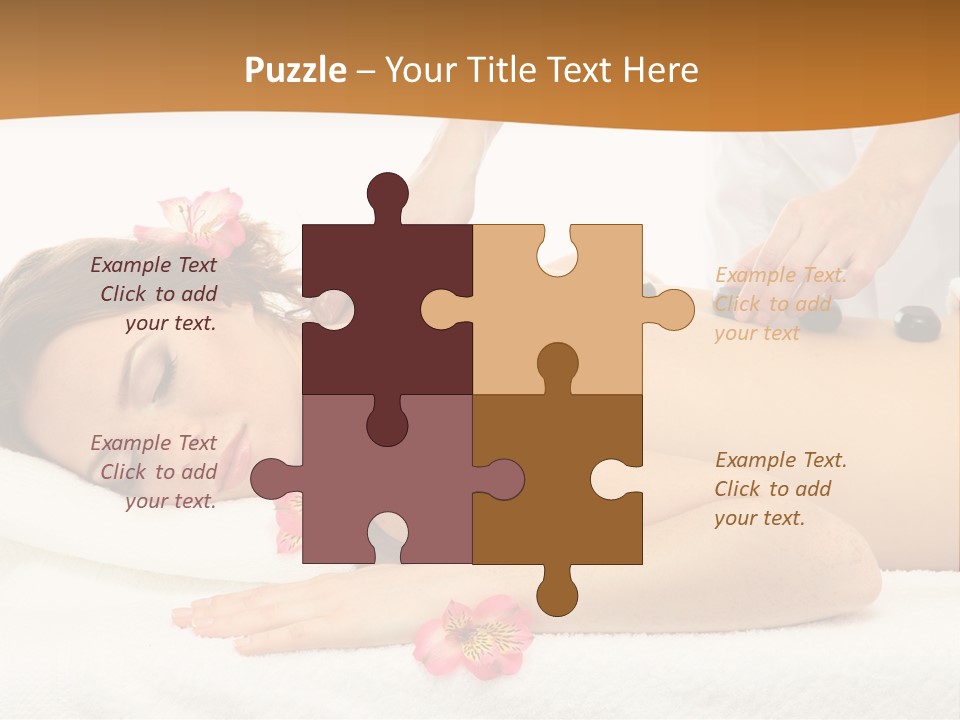 Flower Masseur Therapy PowerPoint Template