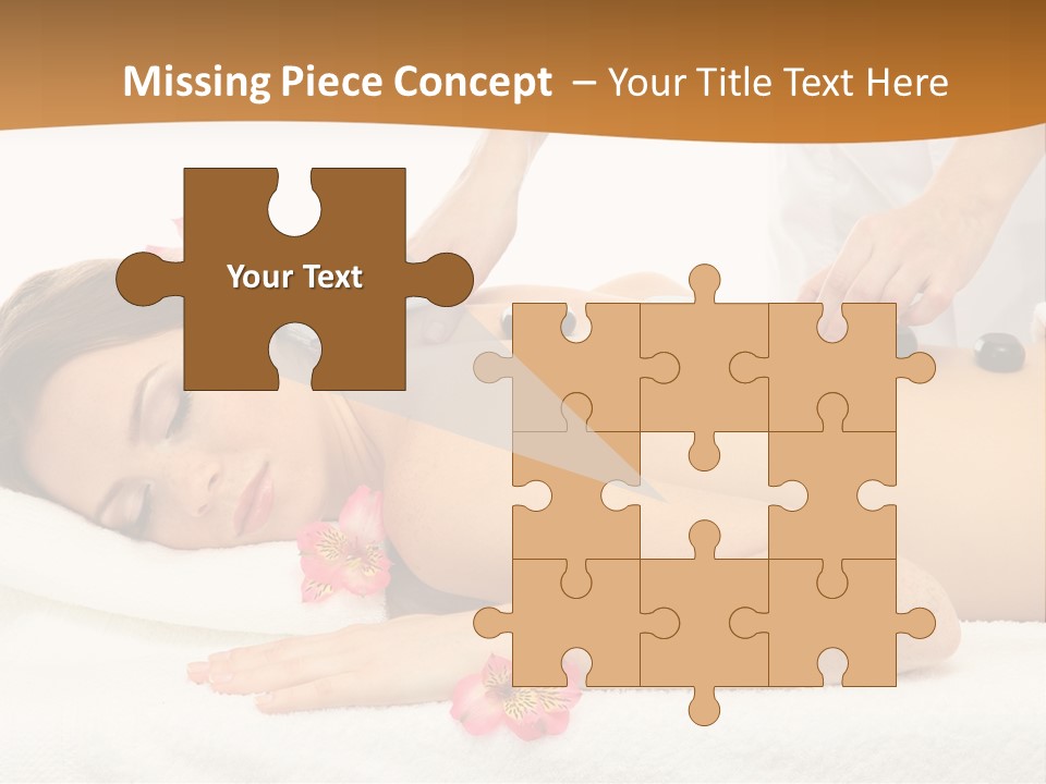 Flower Masseur Therapy PowerPoint Template