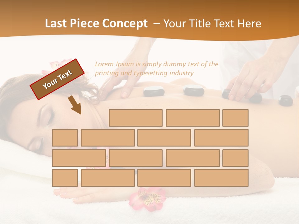Flower Masseur Therapy PowerPoint Template