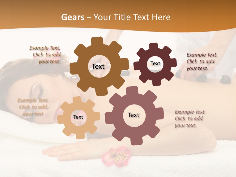 Flower Masseur Therapy PowerPoint Template