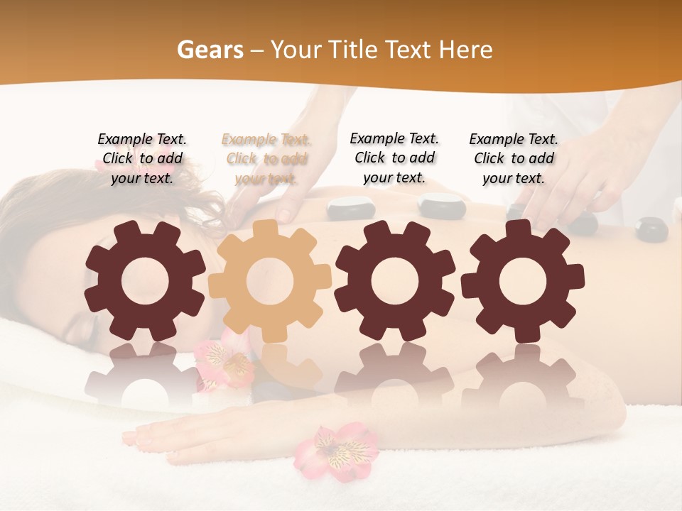 Flower Masseur Therapy PowerPoint Template