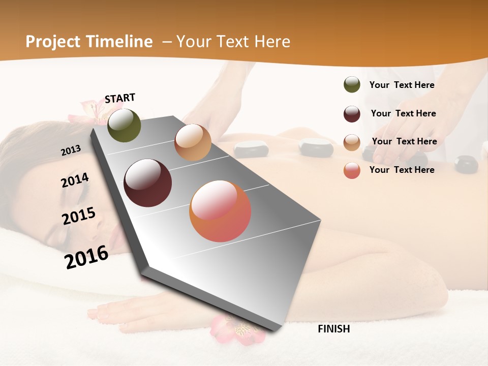 Flower Masseur Therapy PowerPoint Template