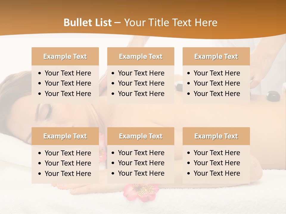 Flower Masseur Therapy PowerPoint Template