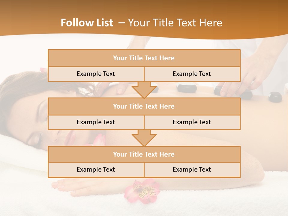 Flower Masseur Therapy PowerPoint Template
