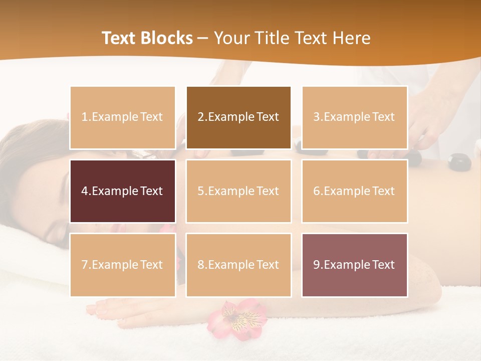 Flower Masseur Therapy PowerPoint Template