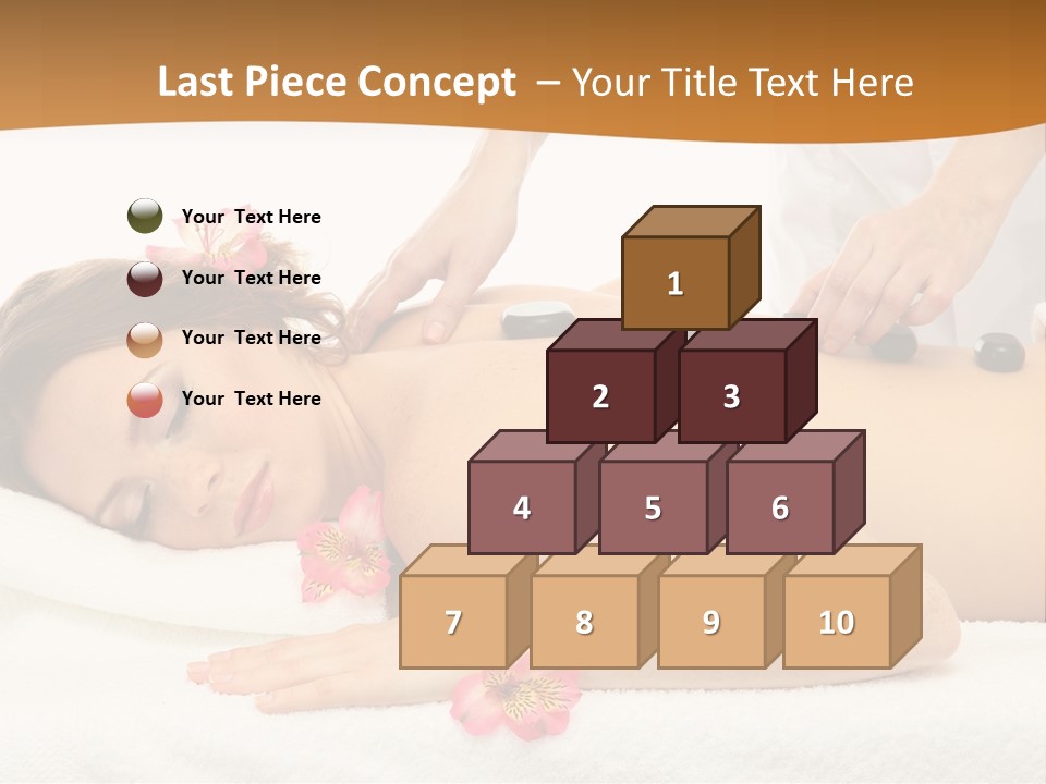 Flower Masseur Therapy PowerPoint Template