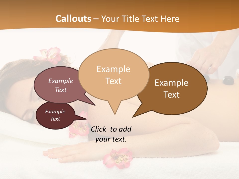 Flower Masseur Therapy PowerPoint Template