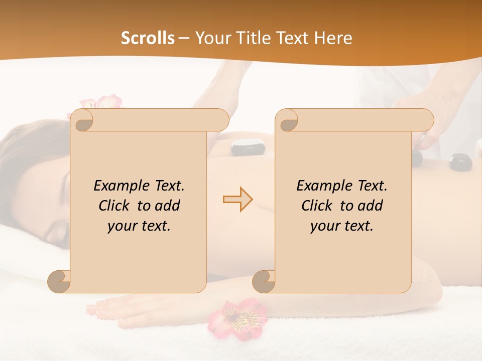 Flower Masseur Therapy PowerPoint Template