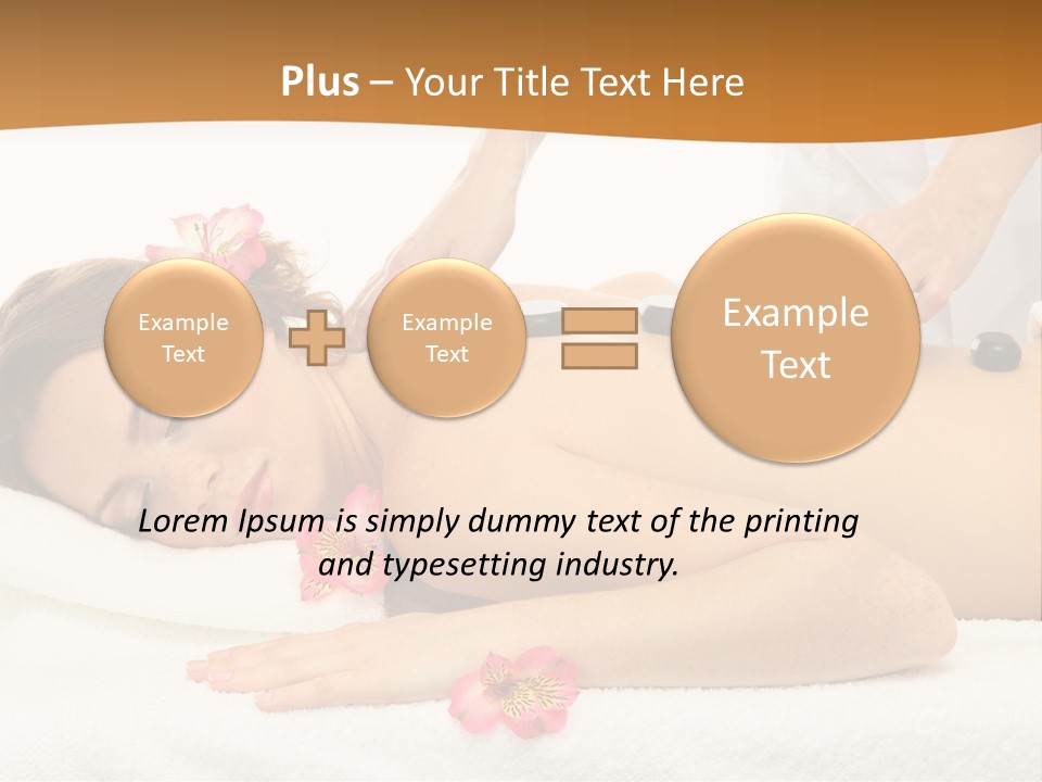 Flower Masseur Therapy PowerPoint Template